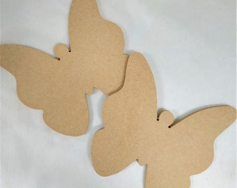 MDF Large (22cm) or Small (15cm) Wooden Butterfly, Mosaic, Decoupage, Collage, Art & Craft Blank