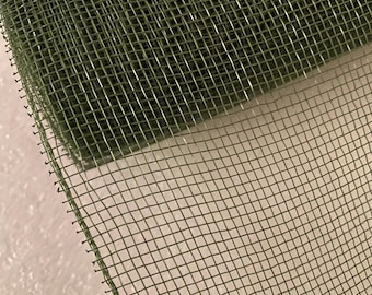 Deco Mesh Wreath & Garland Making 10" x 9m Dark Green