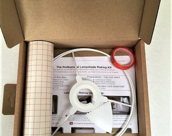 20cm Drum Lampshade Making Kit: make a professional quality lampshade to suit your decor.