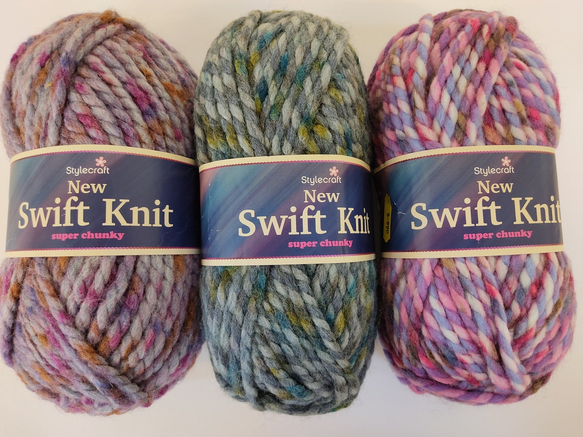 Stylecraft New Swift Knit Super Chunky Yarn FREE King Cole Etsy