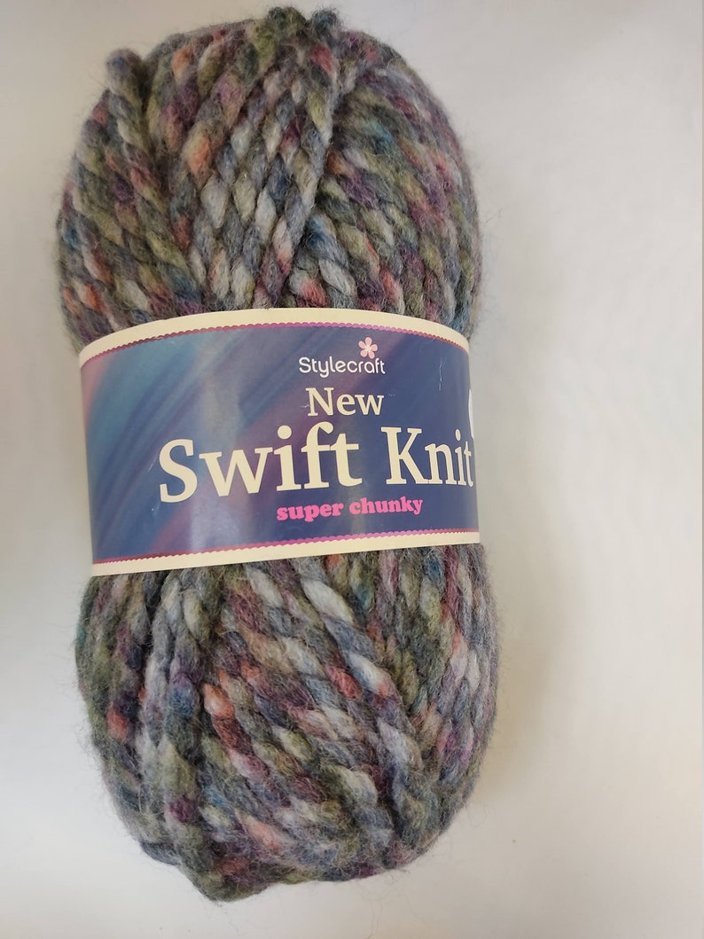 Stylecraft New Swift Knit Super Chunky Yarn. 100g. Pebble Sea Etsy UK