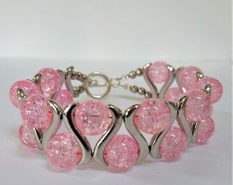 Curvy Double Strand Bracelet Kit.  Easy make with clear instructions.  Choose your colour!