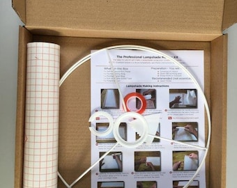 30cm Drum Lampshade Making Kit: make a professional quality lampshade to suit your decor.