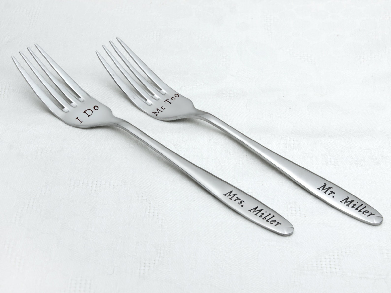 Wedding Forks I Dome Too Forks Wedding Cake Forks Etsy