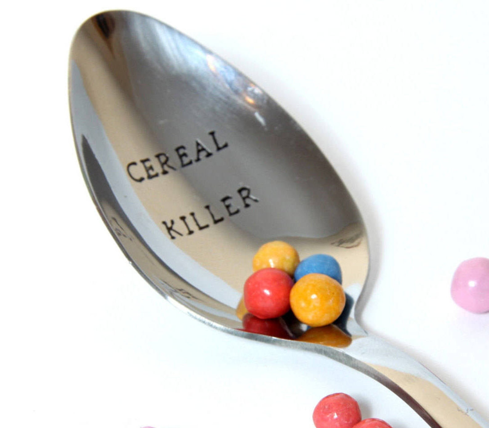 Cereal Killer Spoon Personalized Spoon Cereal Lover Spoon Etsy