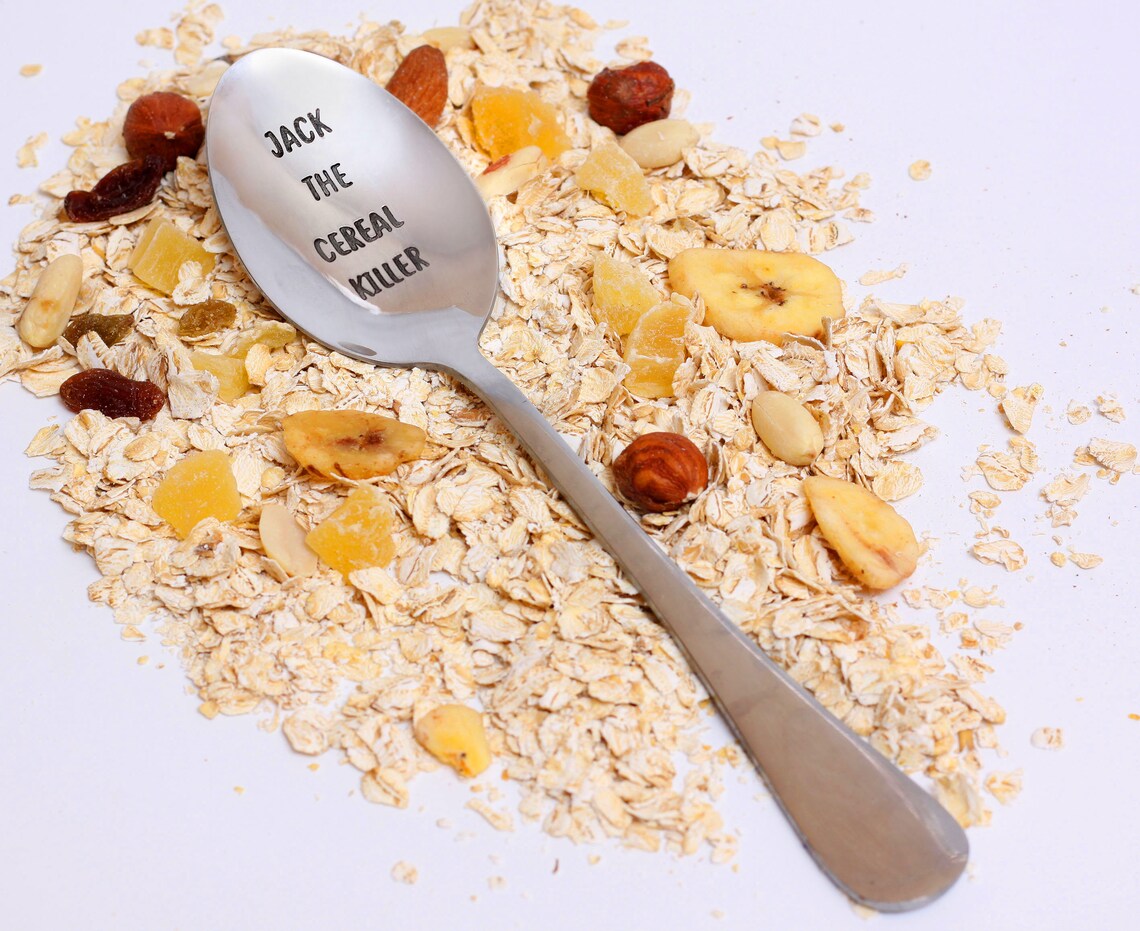 Custom Cereal Killer Spoon Personalized Spoon Cereal Killer Etsy
