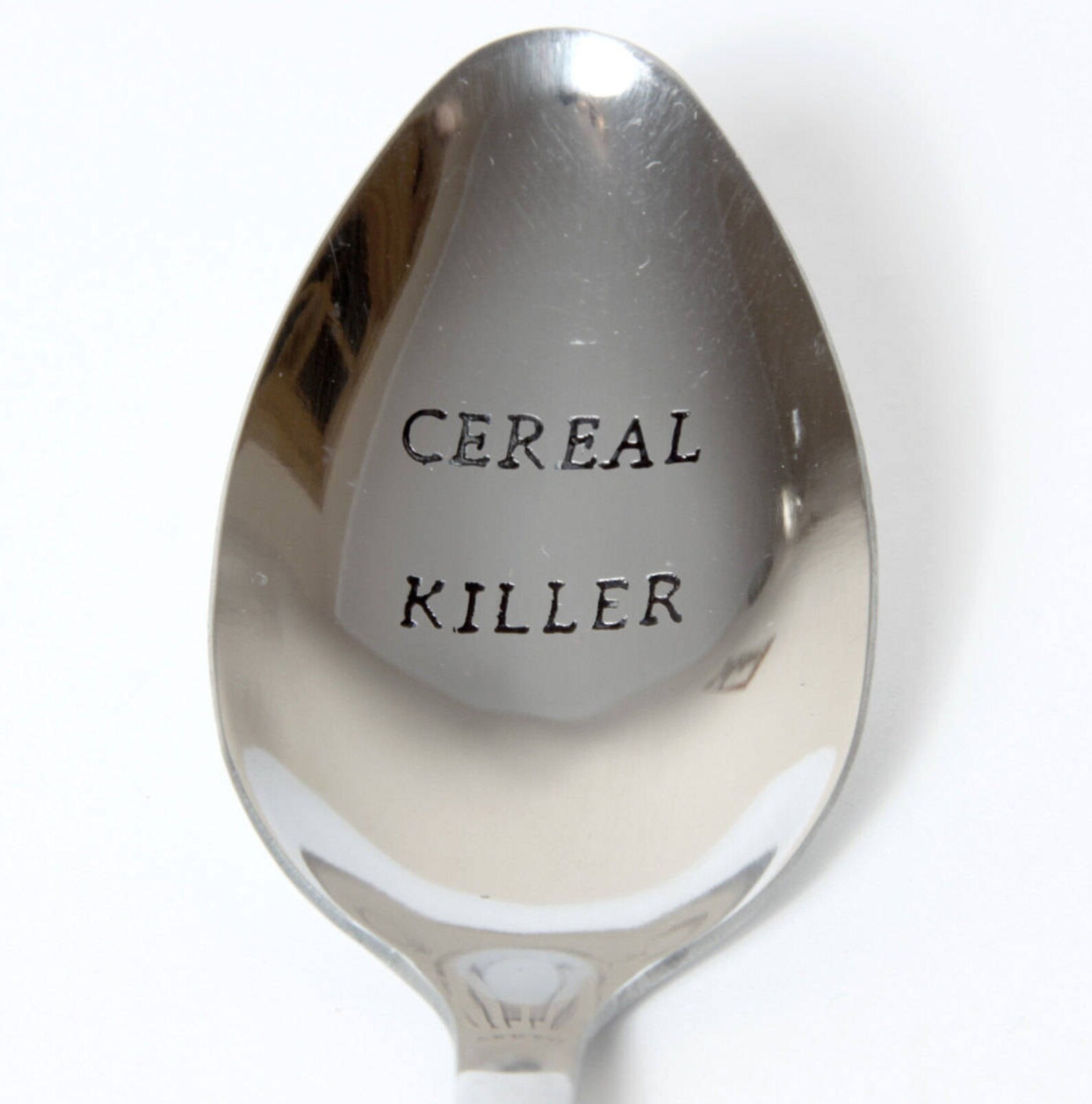 Cereal Killer Spoon Personalized Spoon Cereal Lover Spoon Etsy
