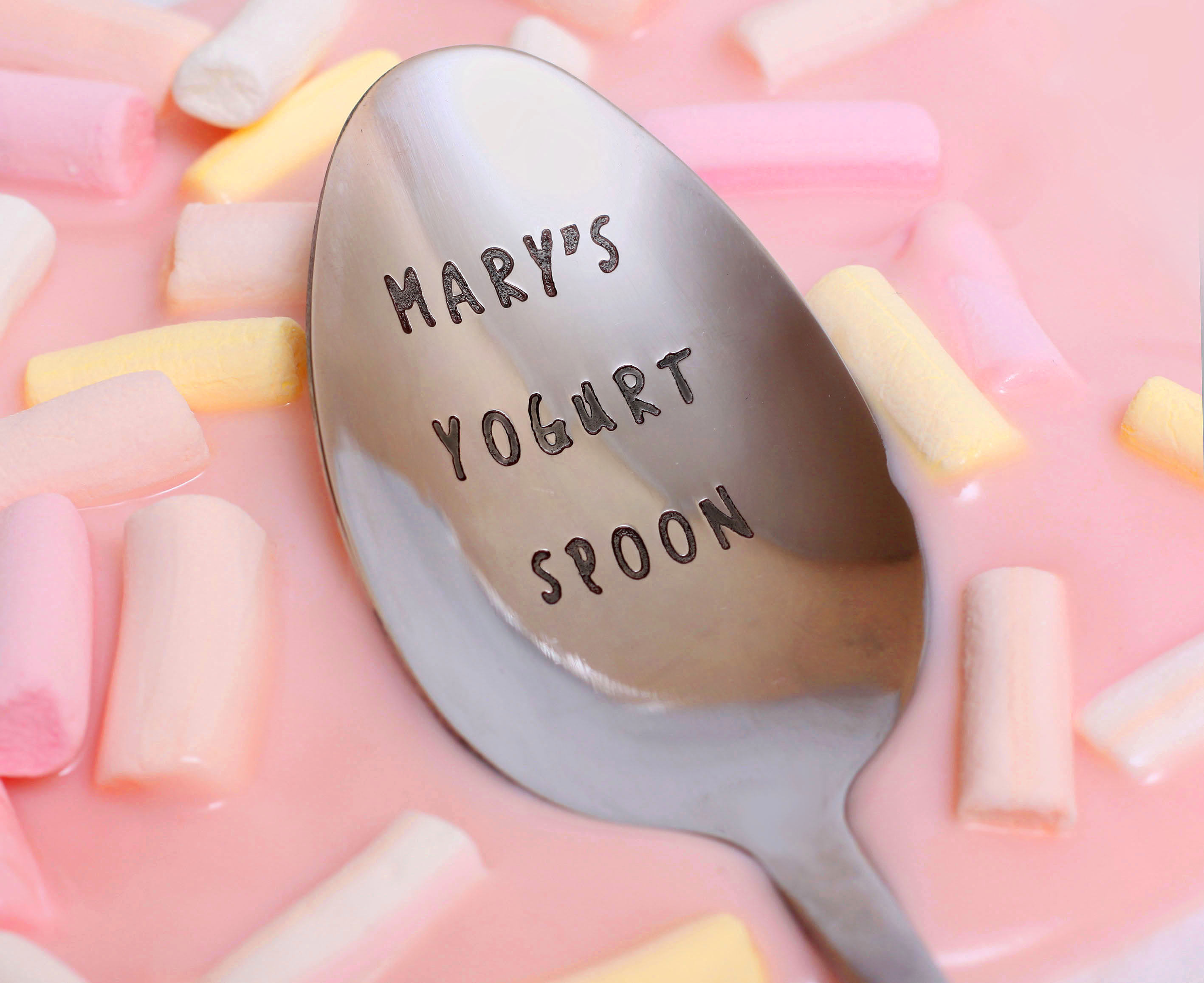 Custom Yogurt Spoon Yogurt Spoon Personalized Yogurt Spoon Etsy