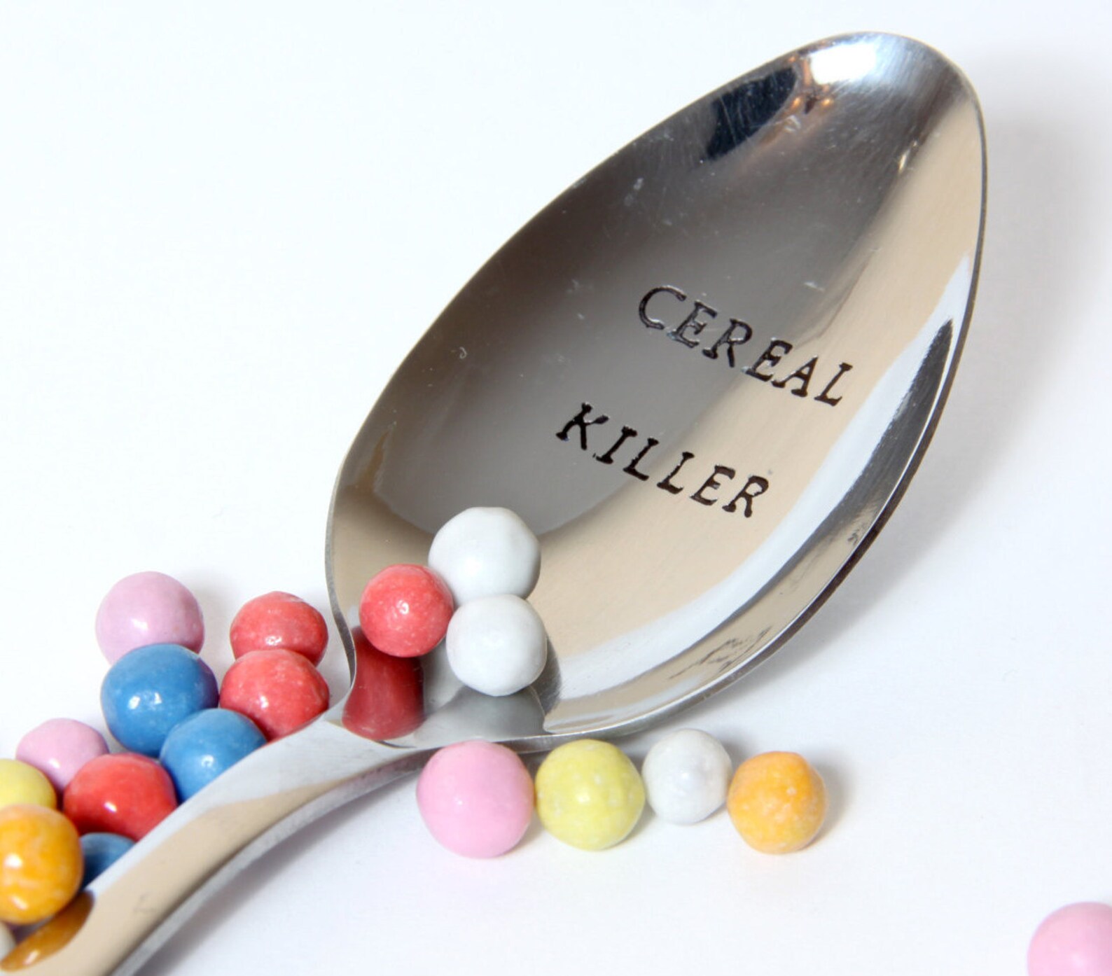 Cereal Killer Spoon Personalized Spoon Cereal Lover Spoon Etsy