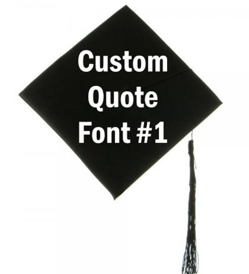 Graduation Cap Decal Graduation Cap Decoration Custom Grad Cap Etsy