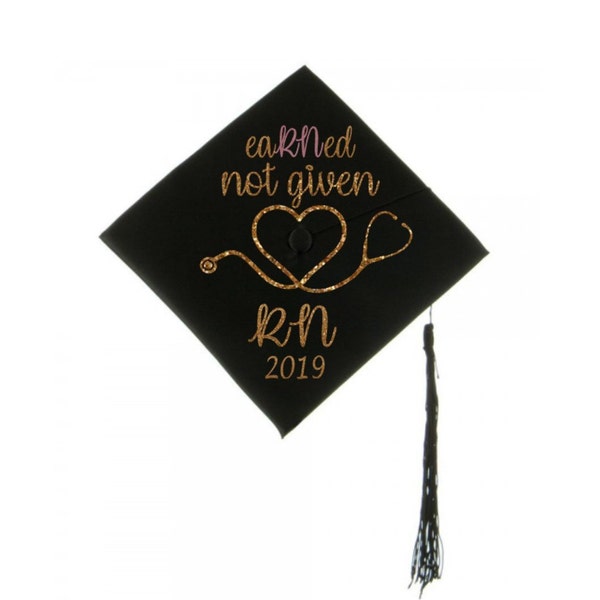 Graduation Cap Decal Etsy