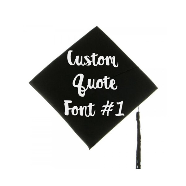 Graduation Cap Decal Etsy
