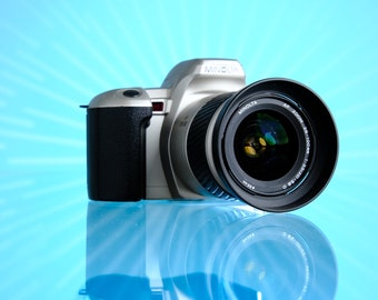 Appareil photo reflex numérique Minolta Maxxum QTsi 35 mm AF + objectif zoom 28-100 mm