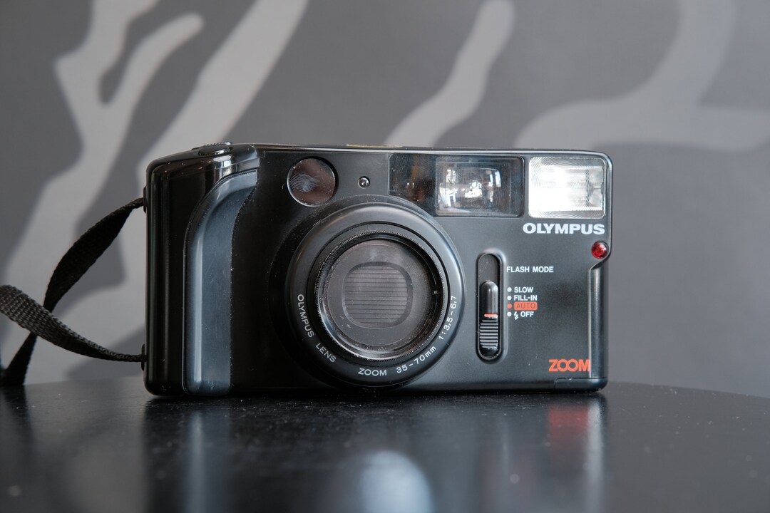 Olympus Quick Shooter Zoom 35mm Point and Shoot Film Camera Etsy