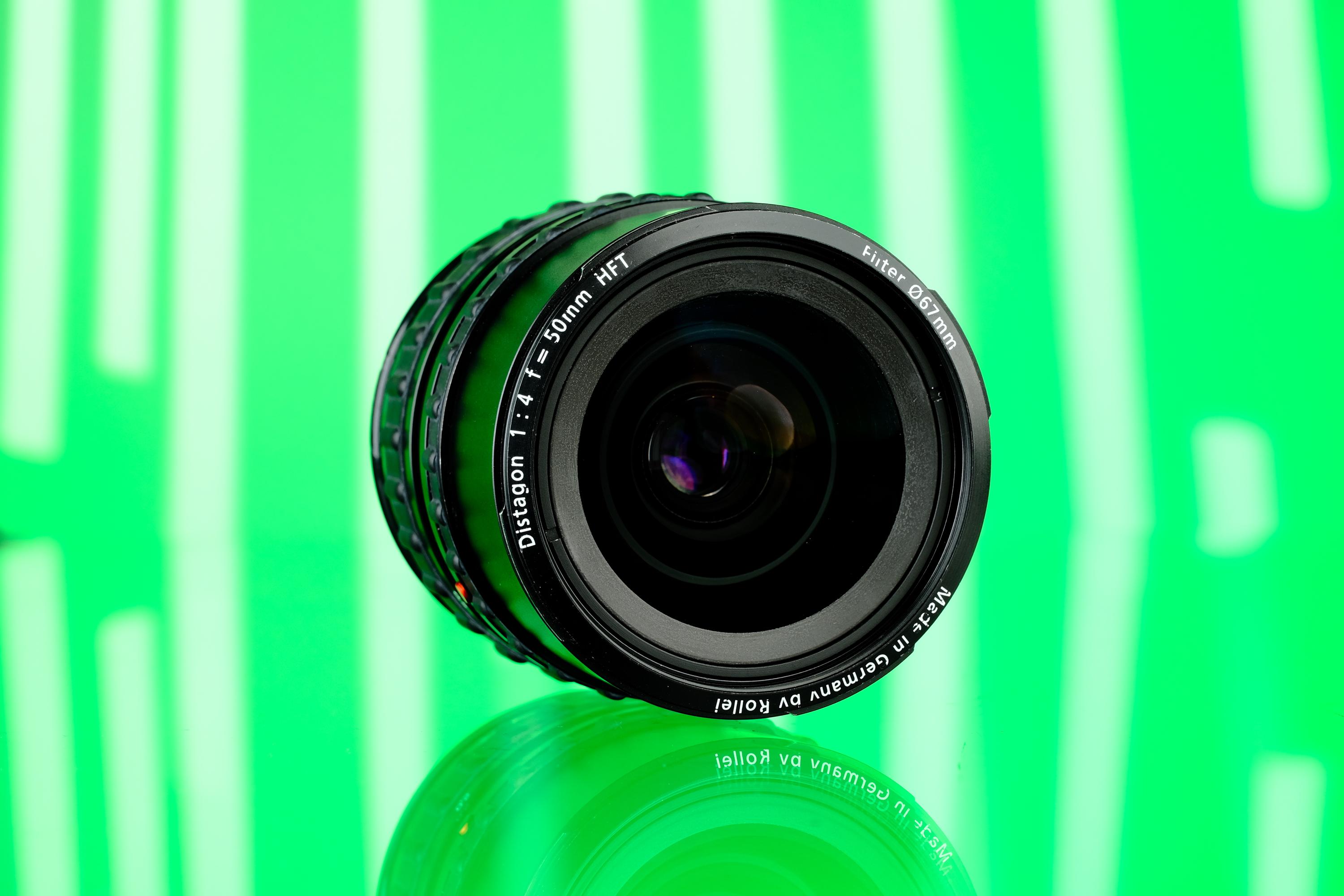 Rollei Zeiss Distagon 50 mm f/4.0 HFT EL 広角単焦点レンズ（SLX
