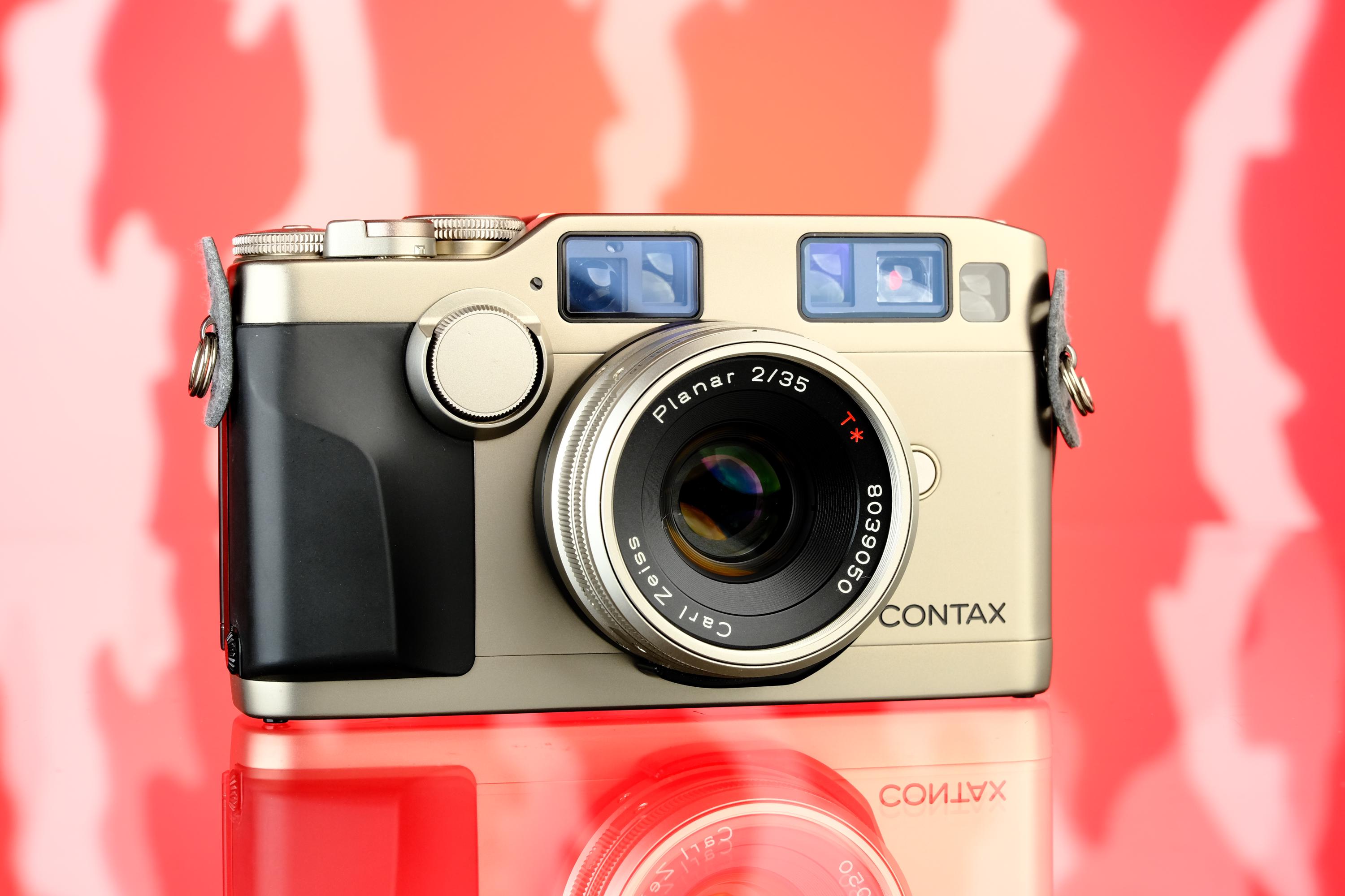 CONTAX G2 本体 Carl Zeiss Planar 35mm Câmera de filme Contax G2 35 mm com telêmetro + lente Carl Zeiss