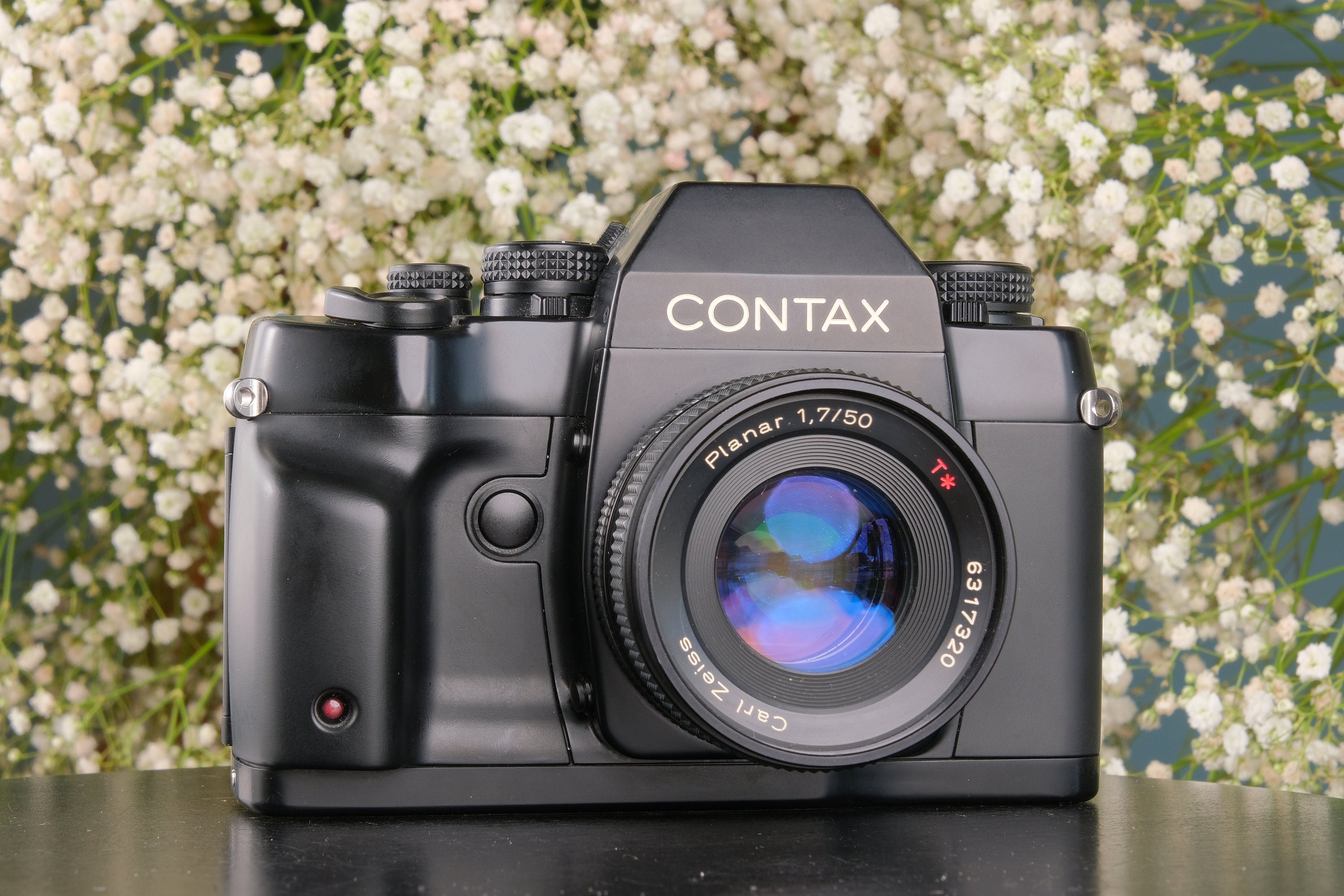 整備済 美品】ブラック Contax RX SLR 35mmフィルムカメラボディ