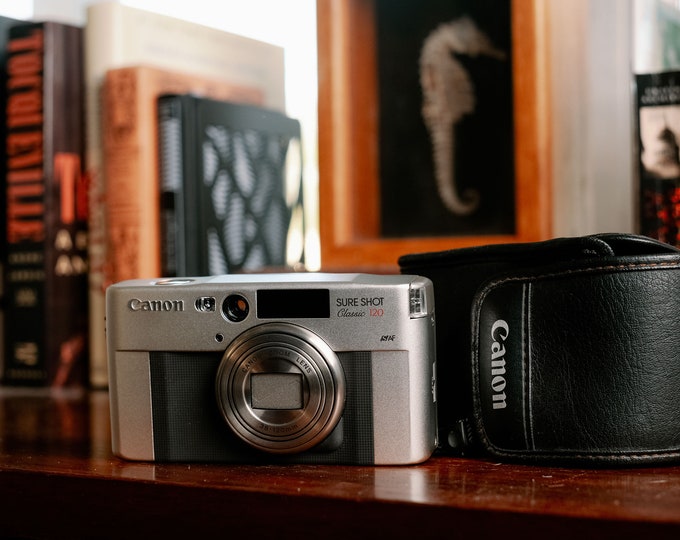Canon Sure Shot Classic 120 35mm Point and Shoot W/ Case 87 Etsy