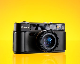 Konica Hexar AF Black 35mm Rangefinder Style Point and Shoot Autofocus Camera