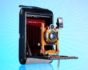 コダック 4a 折りたたみ式大判 126 ロールフィルムカメラ - 1906 年