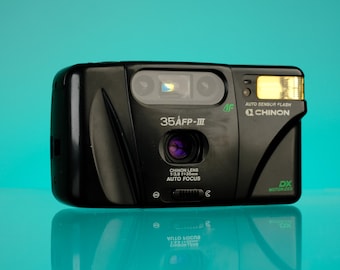 チノン 35F-EE 35 mm カメラ、ポイント アンド シュート、アナログ