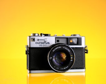 Olympus 35 DC 35mm Rangefinder Film Camera Tested Working!