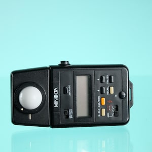 Minolta Autometer IIIF Incident Light Meter - Tested Working