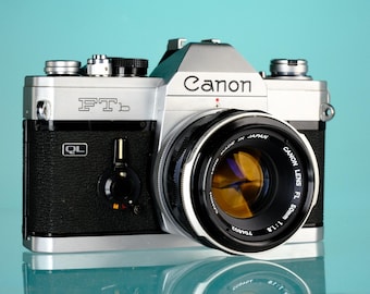 Canon FTb QL 35mm SLR Film Camera + FL 50mm f/1.8 Lens