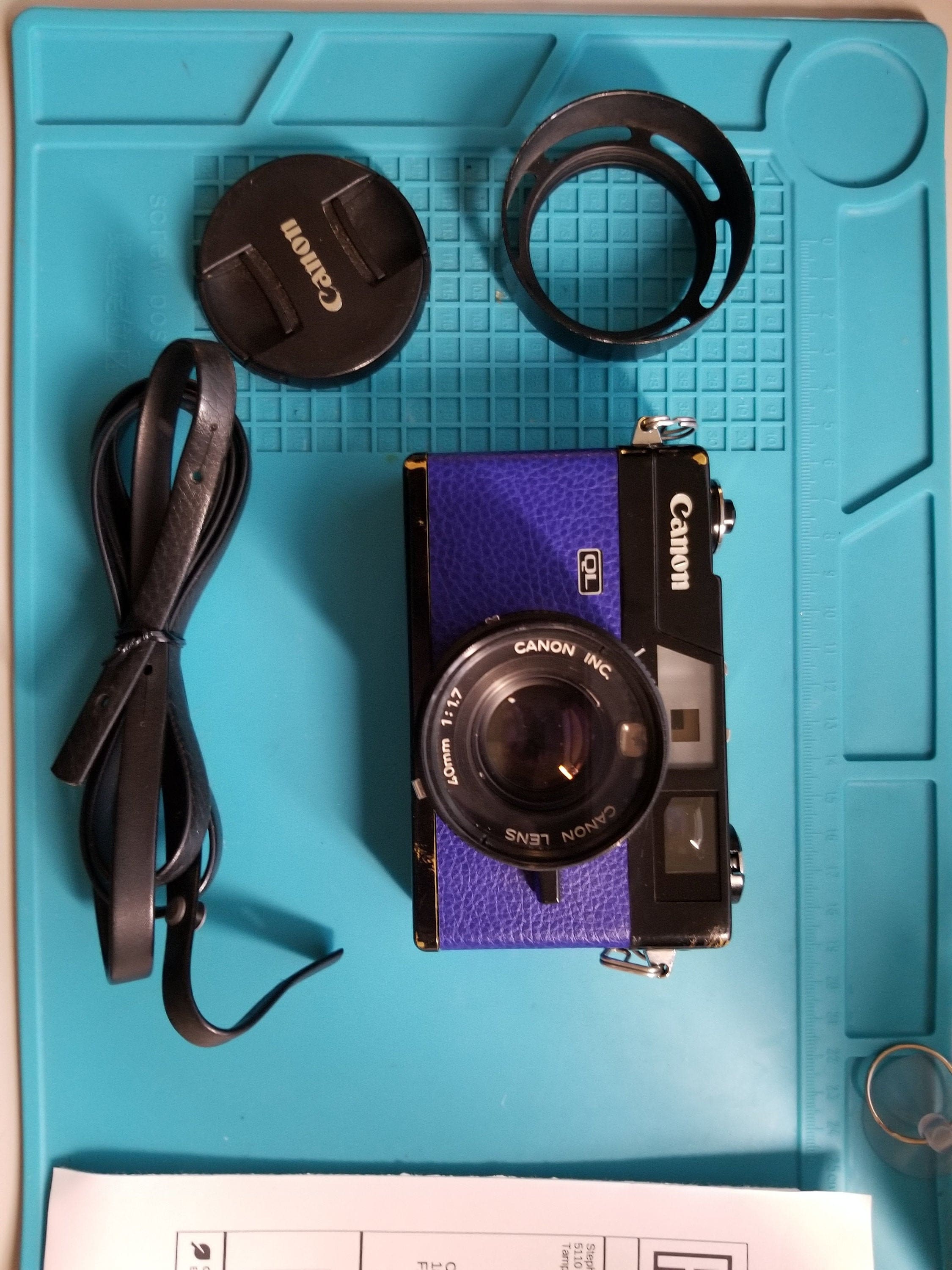 Canonet QL17 GIII 35 mm レンジファインダー フィルム カメラ