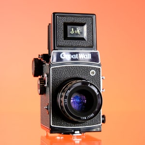 Great Wall DF3 Medium Format 6x6 Square Format SLR Film Camera + 90mm f/3.5 Lens Working!