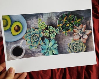 Succulents Print "Millennials"