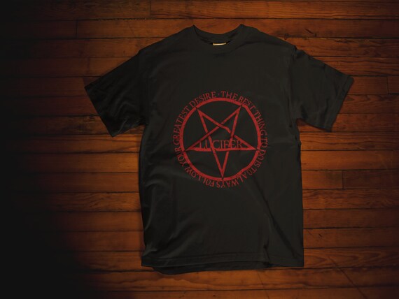 Lucifer Morningstar Citation Suivre Votre Desir Fan De Serie Etsy France