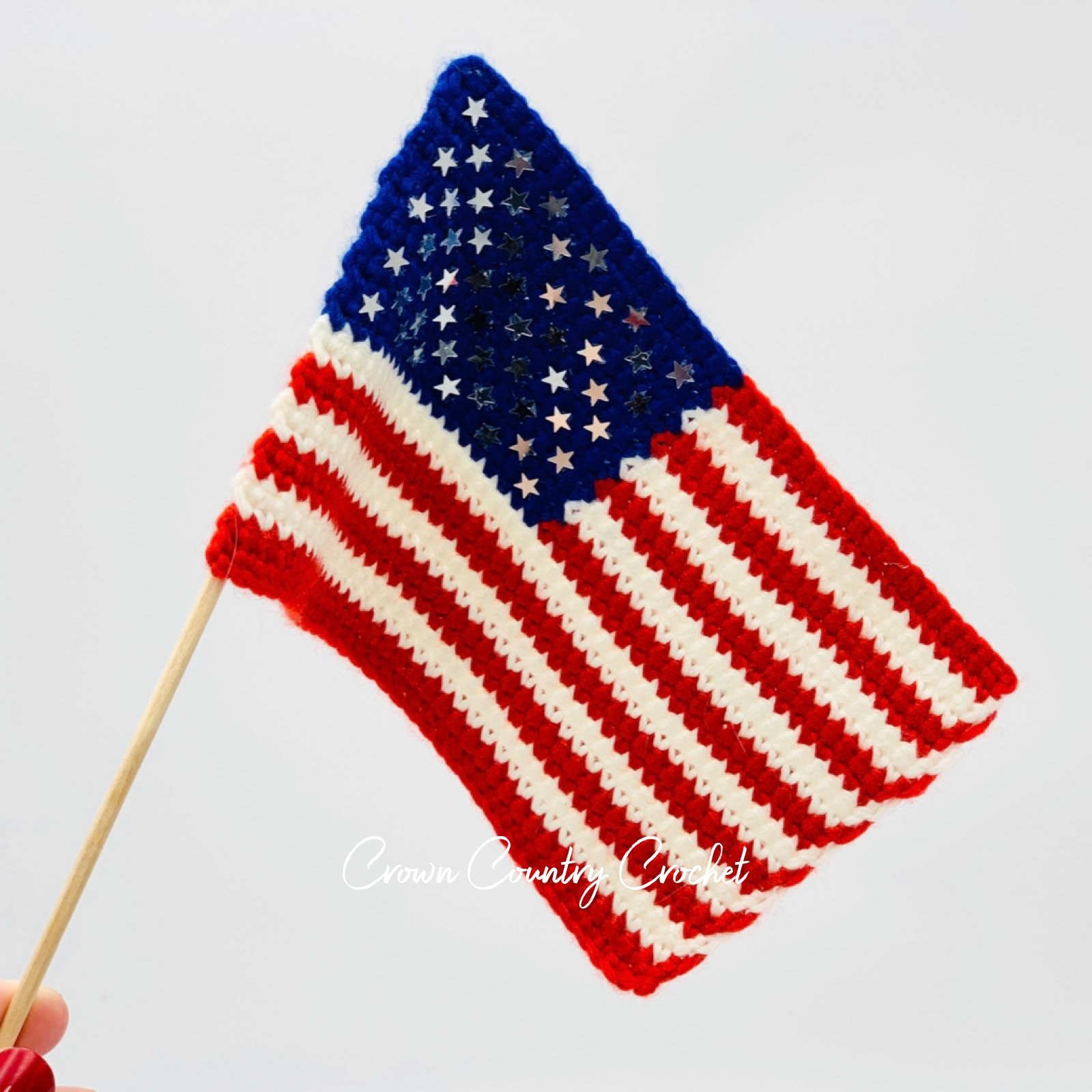 39 American Flag Crochet Patterns to Show Your Patriotic Style 26 American Flag Crochet Pattern: Patriotic Decor