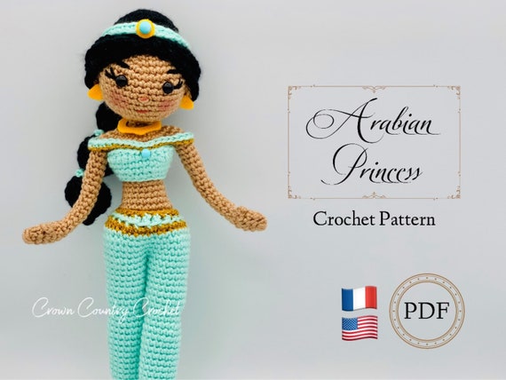 crochet princess doll