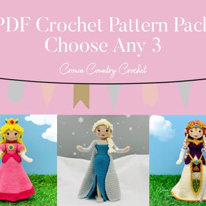 PDF CROCHET PATTERN Pack Choose Any 3 // Crochet Patterns