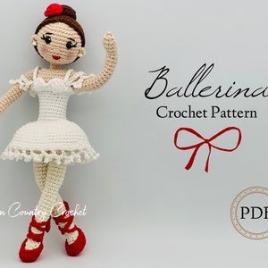 PDF CROCHET PATTERN Ballerina Doll // Amigurumi Doll // Ballerina Crochet // Ballet Crochet // Doll Crochet // Doll Amigurumi