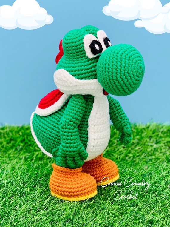 Yoshi Crochet Pattern: Dinosaur Fan Art Toy (PDF Pattern) - Etsy