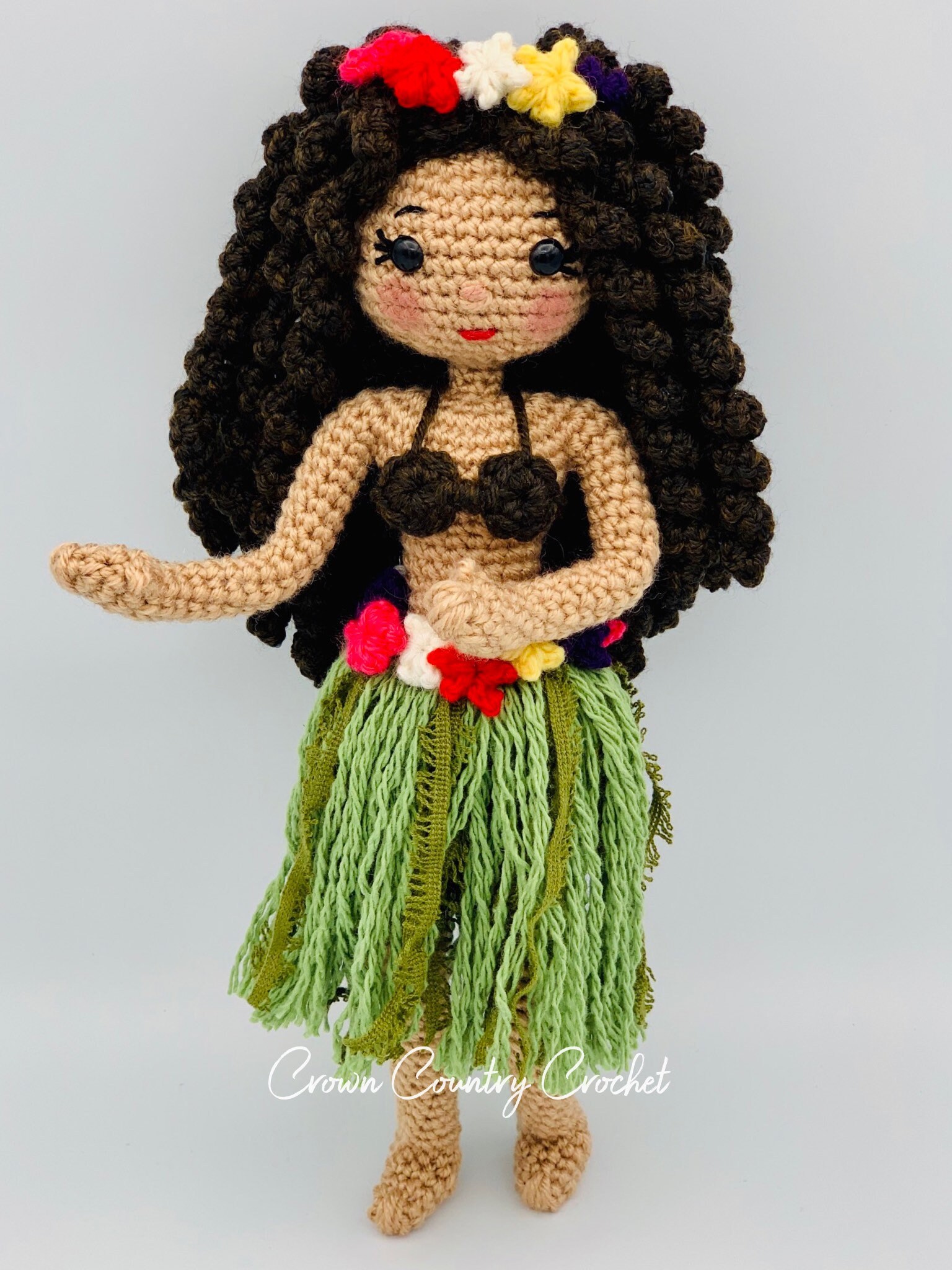 PDF CROCHET PATTERN Hula Girl Doll Amigurumi Hawaii Crochet Pattern Beach Crochet Pattern Doll Crochet Pattern Luau Crochet Etsy Israel
