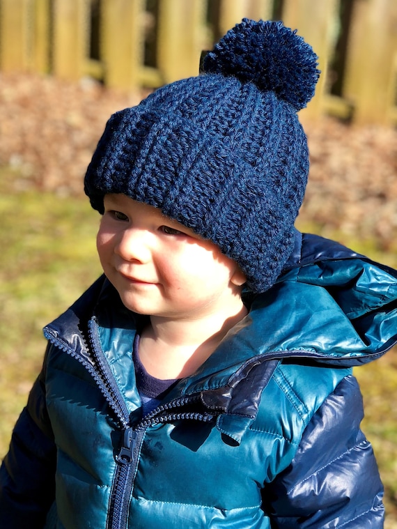 CROCHET PATTERN Ribbed Beanie // Boy Beanie Crochet Pattern // Etsy