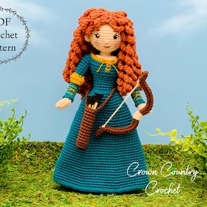 Scottish Princess Crochet Pattern: Amigurumi Doll (PDF Pattern)
