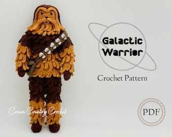 Galactic Warrior Doll Crochet Pattern: Amigurumi Toy (PDF Pattern)