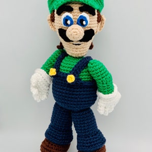 PDF CROCHET PATTERN Luigi Doll // Gamer Crochet // Nostalgic Crochet // Mario Crochet // Amigurumi // Boy Doll Crochet Pattern image 7