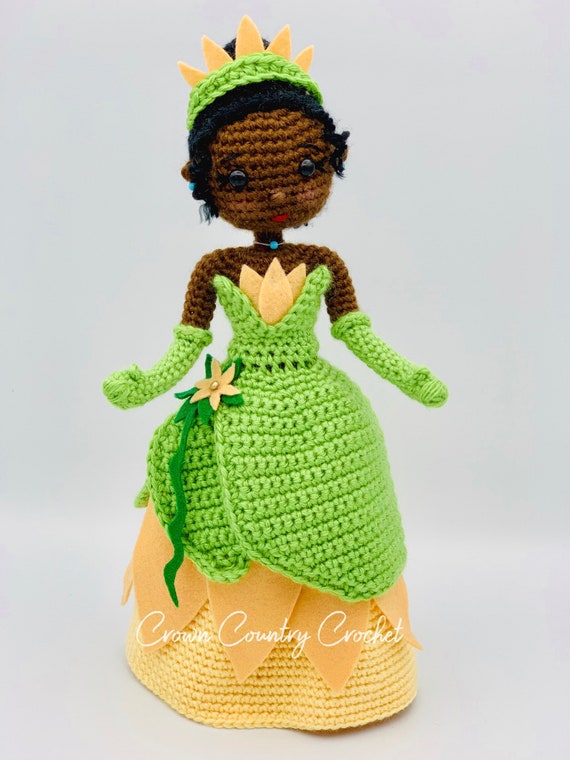 PATRON PDF CROCHET Princesa Rana Patron Crochet La Princesa y el Sapo Crochet Princesa Crochet Muneca Amigurumi Muneca Crochet Etsy Espana