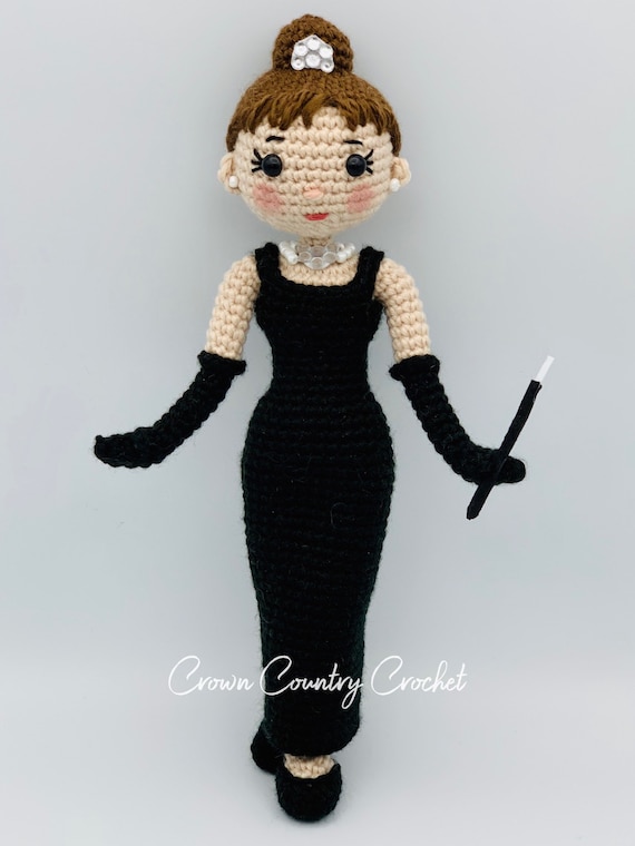 Amigurumi Crochet Pattern with 2 outfits Audrey Doll