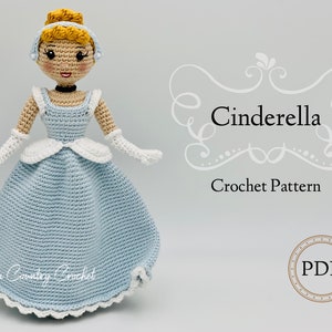 PDF CROCHET PATTERN Cinderella Doll // Amigurumi Doll Pattern // Doll Crochet // Princess Crochet // Fairytale Crochet // Cinderella Crochet