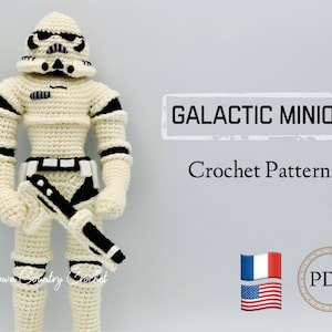 Galactic Minion Crochet Pattern: Amigurumi Space Toy (PDF Pattern)