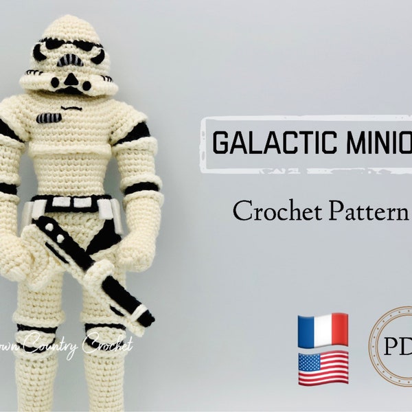 PDF CROCHET PATTERN Galactic Minion Crochet Pattern // Amigurumi // Nerd Crochet // Toy Crochet // Minion Crochet // Space Crochet