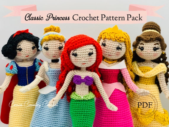 crochet princess doll