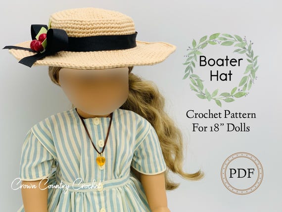 Crochet Boater Hat Pattern: 18