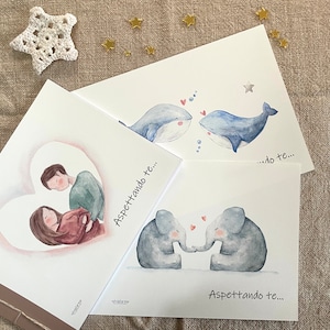 Diario de Embarazo: 9 Meses en la Barriga - Álbum encuadernado a mano. Guarda momentos, recuerdos y fotos. Regalo para mamá, nacimiento y familia.